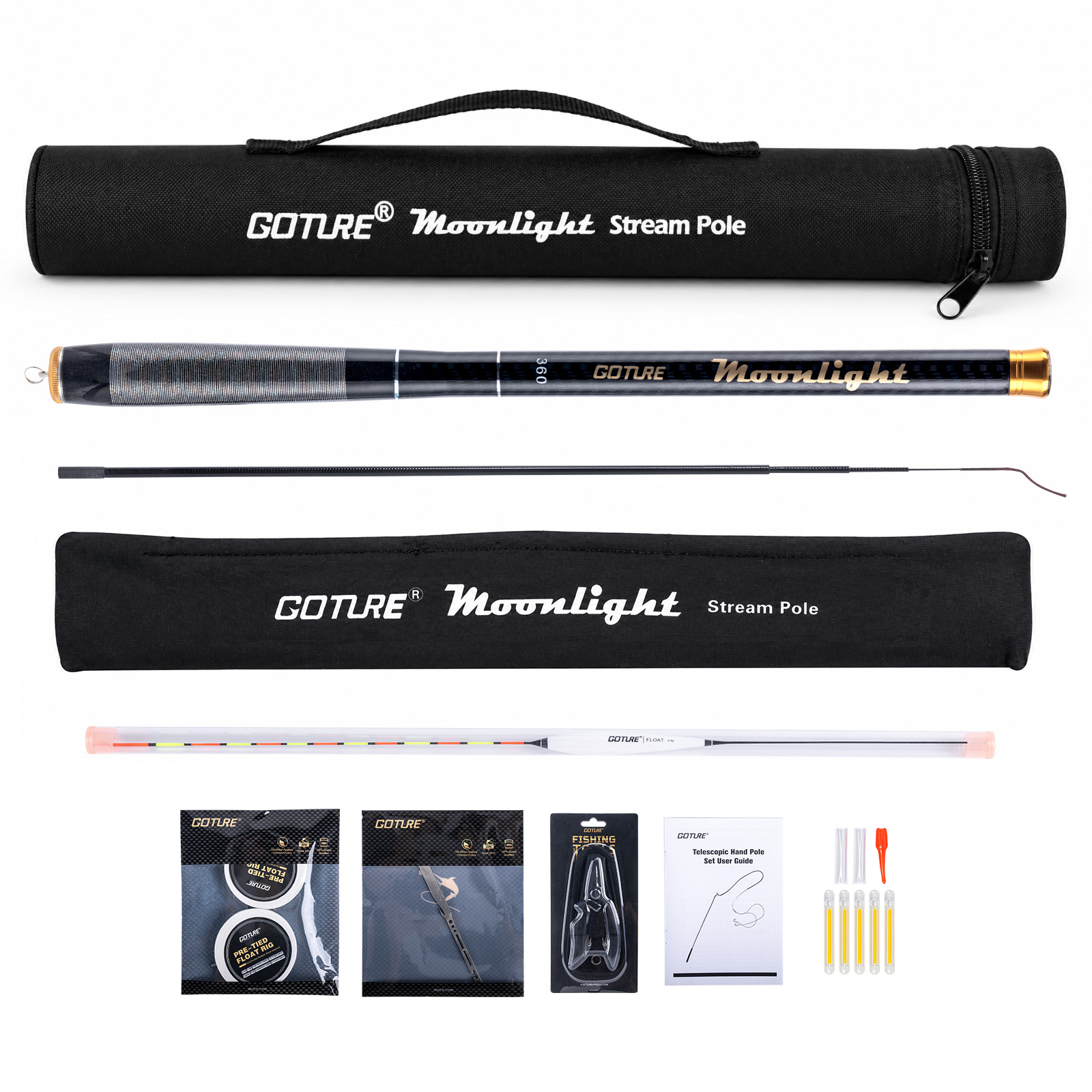 Fishing Equipment Bag - Caña de pescar telescópica Goture con