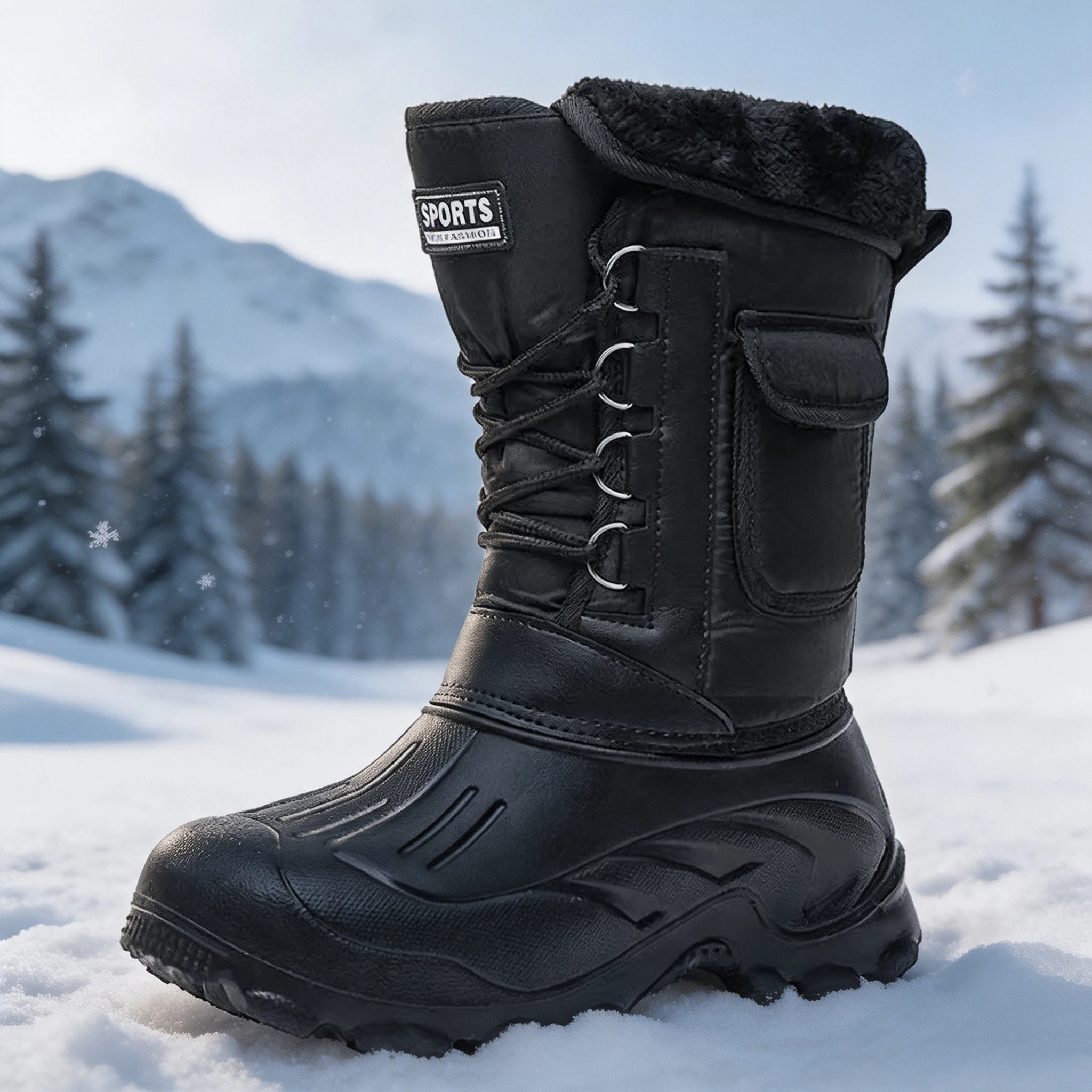 Botas de Nieve para Hombre, Za - Fishing Equipment Carp reseña y precio